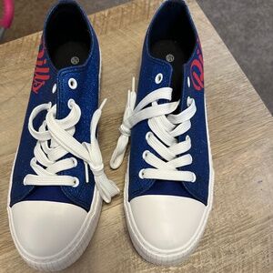 Buffalo Bills ladies glitter sneakers